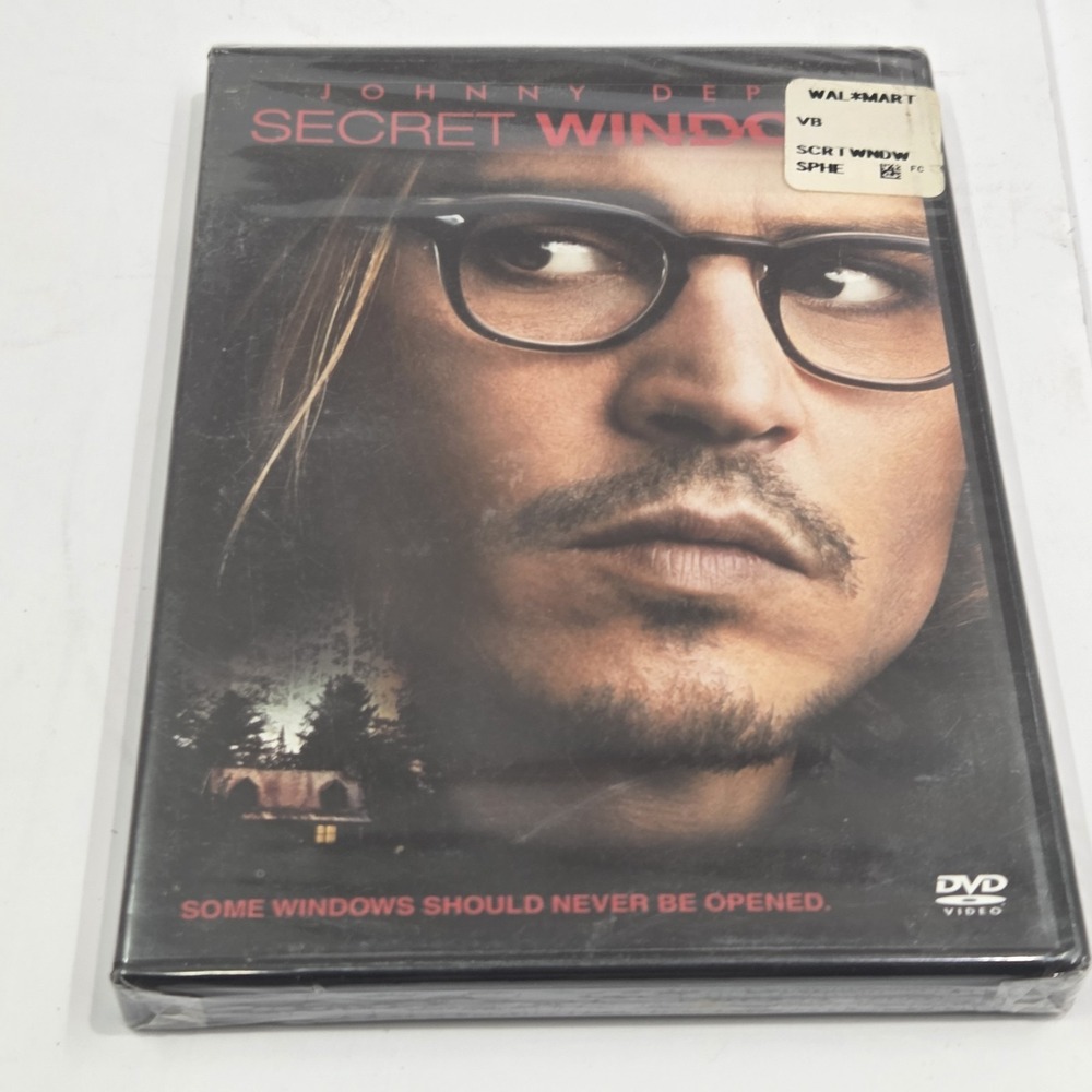 SECRET WINDOW DVD Johnny Depp Stephen King Thriller VTG NIB